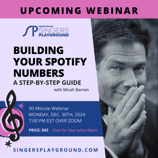 Grow Your Spotify Numbers Webinar